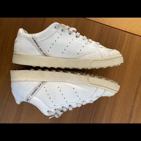 MEN’S ADIDAS ADICROSS CLASSIC GOLF SHOES WHITE F33779 - Picture 6 of 7